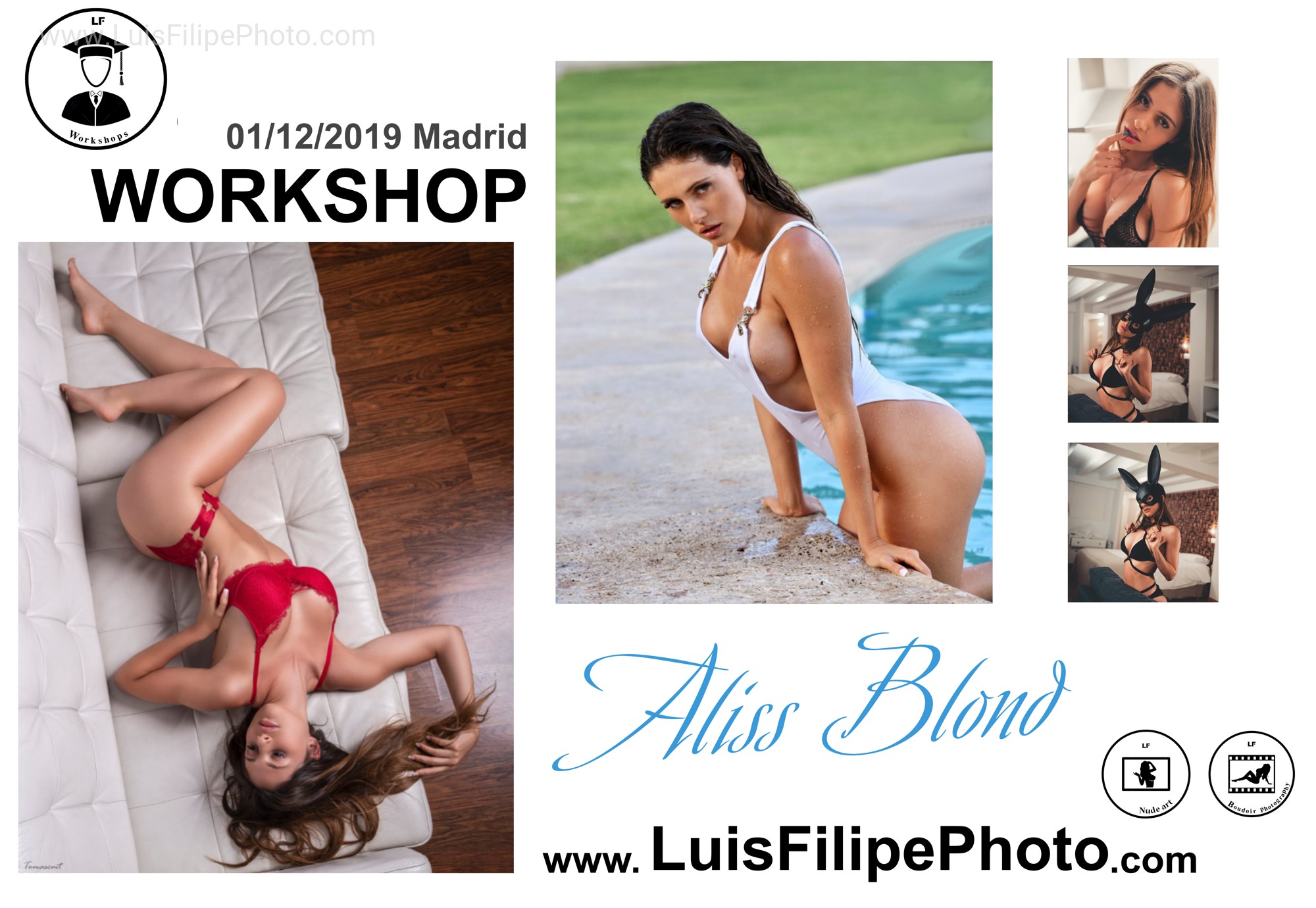 workshop nude model play boy Aliss blond Luis filipe Madrid
