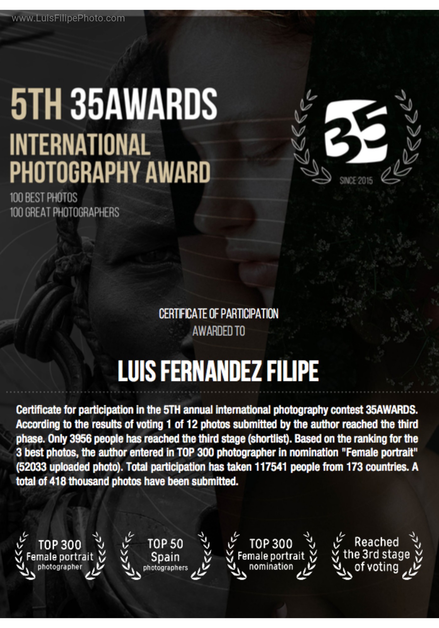 top 50 photographer spain Luis Filipe